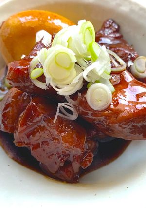 圧力鍋なしでもやわらかい豚肩ロースの煮豚-レシピのメイン写真
