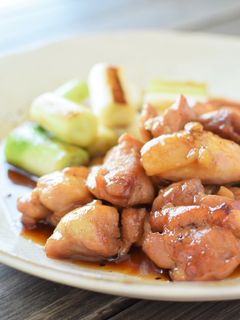 ~簡単焼き鳥~鶏もも×ネギの照り炒め-レシピのメイン写真