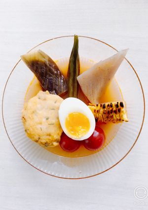夏野菜の冷やしおでん!トマトだし!森之翼-レシピのメイン写真