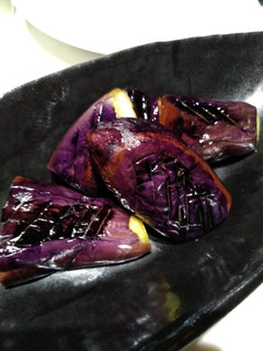 紫色のなす焼き-レシピのメイン写真