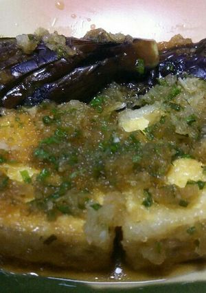 揚げ出し豆腐とナスの大葉おろしあえ！-レシピのメイン写真