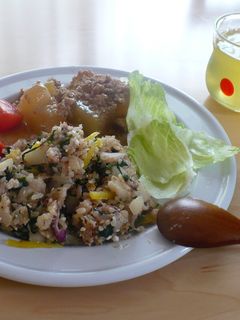 冷蔵庫の半端モノ☆炒めご飯!-レシピのメイン写真