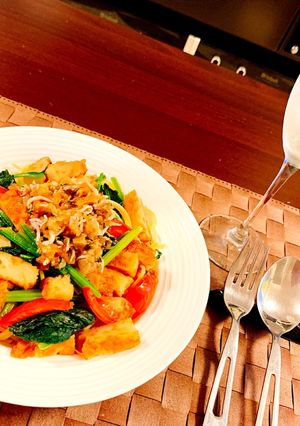 夏バテに負けない!がっつり和風パスタ-レシピのメイン写真