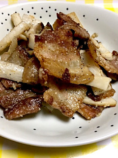 豚バラ長芋エリンギのパルメザンチーズ炒め-レシピのメイン写真