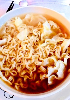 電子レンジと水で簡単インスタントラーメン-レシピのメイン写真