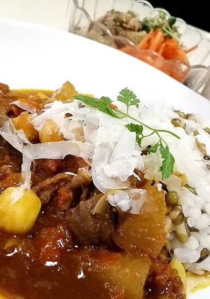 牛筋の薬膳カレー♪-レシピのメイン写真