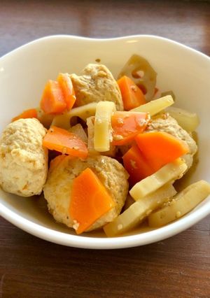 野菜と肉団子のピリ辛炒め煮-レシピのメイン写真