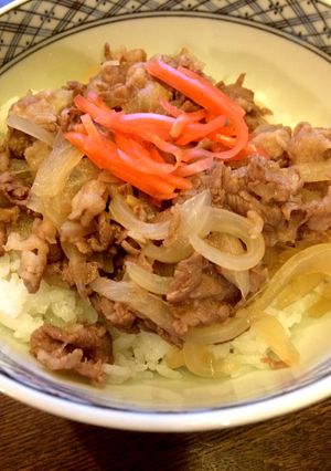 牛丼♪牛薄切り肉 牛切り落とし-レシピのメイン写真