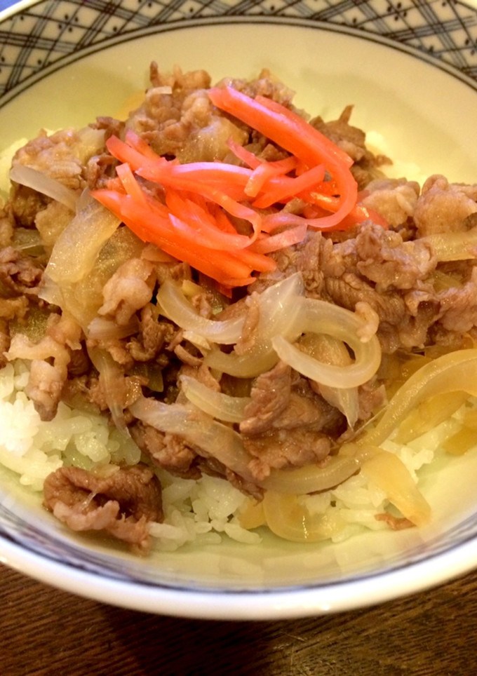 牛丼♪牛薄切り肉 牛切り落とし-レシピのメイン写真