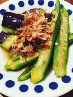 電子レンジで作る◎茄子とオクラの煮びたし-レシピのメイン写真