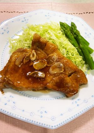 豚ロース甘辛ガーリックソテー-レシピのメイン写真