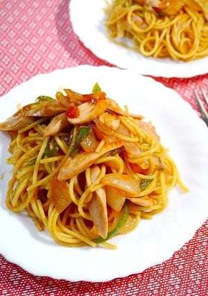 レンジで簡単!混ぜるだけ☆ナポリタン-レシピのメイン写真