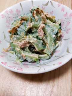 苦くない!ゴ−ヤとツナの和え物-レシピのメイン写真