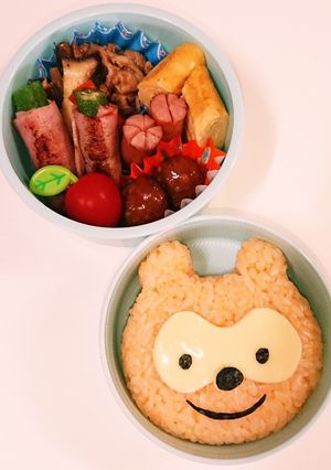 簡単！キャラ弁♪ポンタくん-レシピのメイン写真