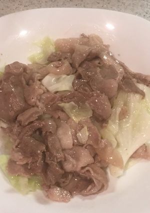 豚肉とキャベツの塩ダレ炒め-レシピのメイン写真