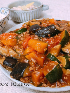 子供も食べる夏野菜麻婆-レシピのメイン写真