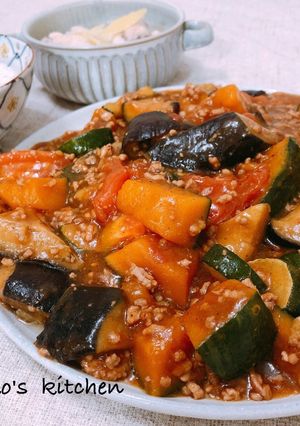 子供も食べる夏野菜麻婆-レシピのメイン写真