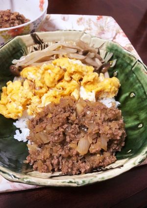 そぼろ丼-レシピのメイン写真