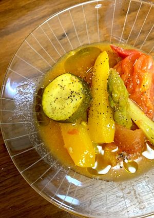 ゴロッと夏野菜のガスパチョ-レシピのメイン写真
