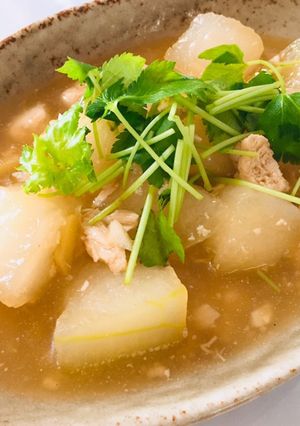 食欲止まんない♬冬瓜と鶏ササミのあんかけ-レシピのメイン写真