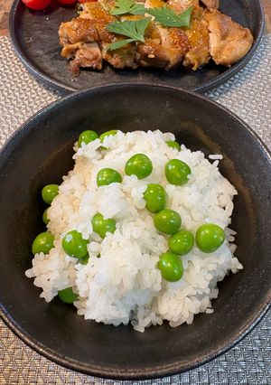 グリーンピースご飯-レシピのメイン写真