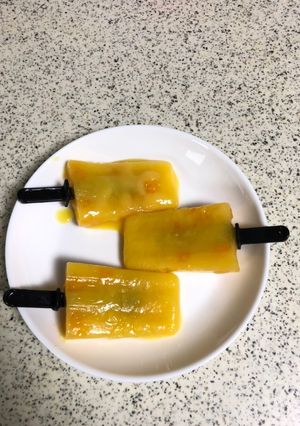 溶けない葛アイス オレンジ味果肉入り-レシピのメイン写真