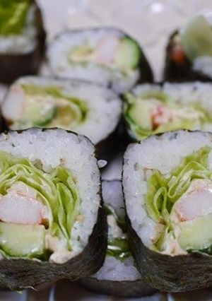 サラダ巻きずし-レシピのメイン写真