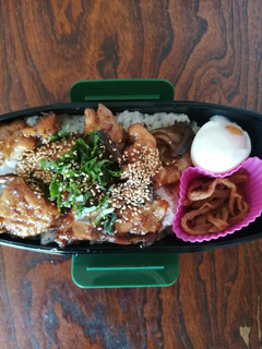 旦那弁当29『甘酢鶏肉丼』-レシピのメイン写真