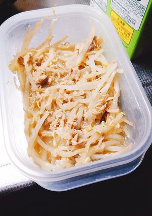 もやしとツナのポン酢炒め-レシピのメイン写真