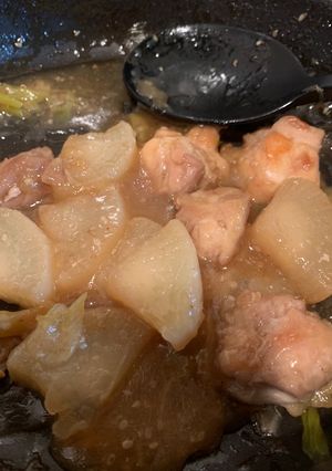 生姜が決め手！鶏肉と大根のさっぱり炒め煮-レシピのメイン写真