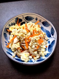 炒り豆腐♡豆腐料理♡簡単♡優しい味-レシピのメイン写真