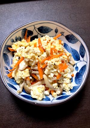 炒り豆腐♡豆腐料理♡簡単♡優しい味-レシピのメイン写真