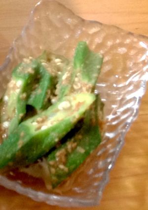 オクラのゴマよごし-レシピのメイン写真