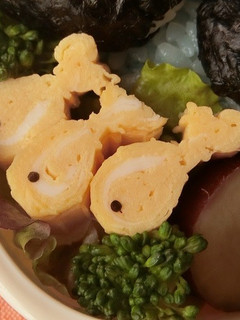 お弁当に★さかな型の卵焼き-レシピのメイン写真