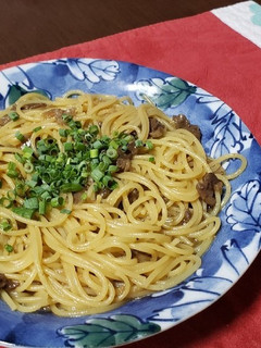 牛丼の余りで牛パスタ-レシピのメイン写真
