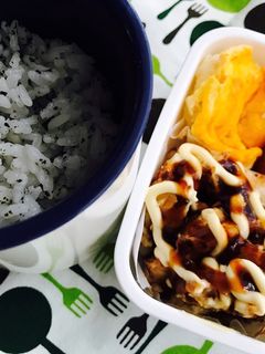 お好み焼き弁当②-レシピのメイン写真