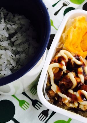 お好み焼き弁当②-レシピのメイン写真