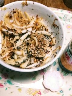 生たまねぎの鰹節たっぷりポン酢和え✨☺⛄-レシピのメイン写真