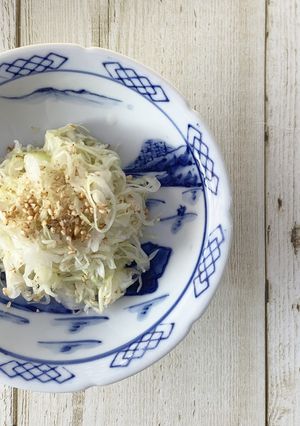 ポリ袋で1分 千切りキャベツの浅漬け-レシピのメイン写真