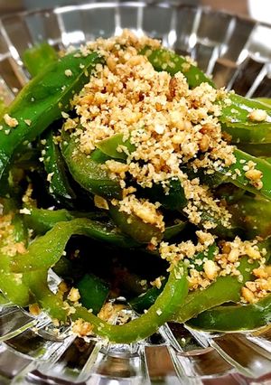 シンプルに美味い★ピーマンの胡麻油炒め-レシピのメイン写真