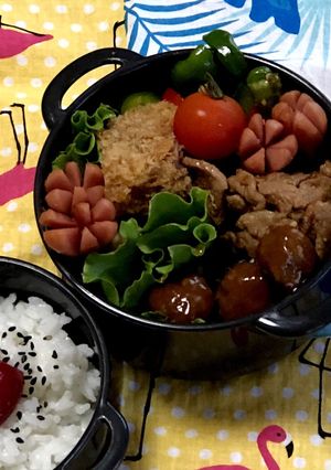 お弁当に♪上手に飾り♪隙間埋めレタス♡-レシピのメイン写真