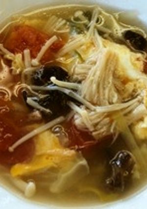 キクラゲと卵のスープ-レシピのメイン写真