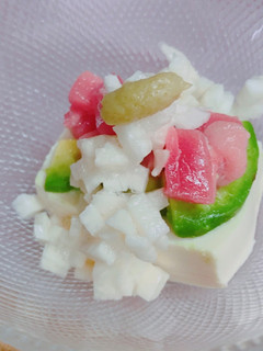 アボカドと中とろ 長芋の冷奴-レシピのメイン写真