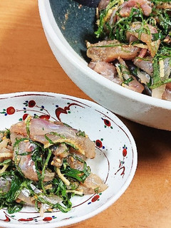 鯵のたたき風薬味和え-レシピのメイン写真