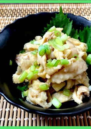 レンジで簡単 おつまみ 鶏皮ポン酢-レシピのメイン写真