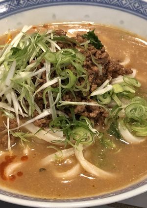 東京で食べた「担々うどん」の再現じゃ〜-レシピのメイン写真