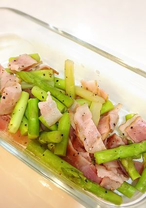 レンジで簡単♡アスパラベーコン-レシピのメイン写真
