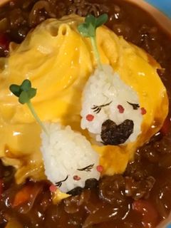 【簡単】 キャラ弁 とんがり頭の顔むすび-レシピのメイン写真