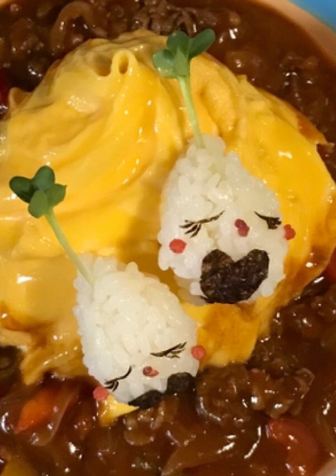 【簡単】 キャラ弁 とんがり頭の顔むすび-レシピのメイン写真