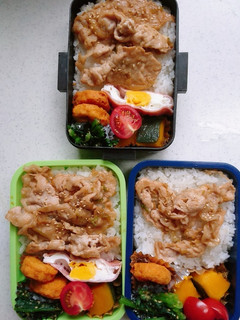 ☆高校生娘と小学生息子と私のお弁当☆90-レシピのメイン写真